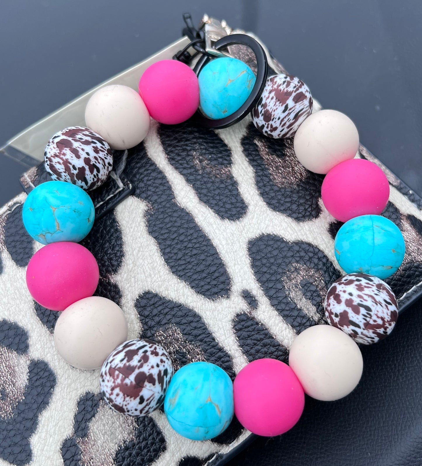 (B) Dolly Wristlet Keychain