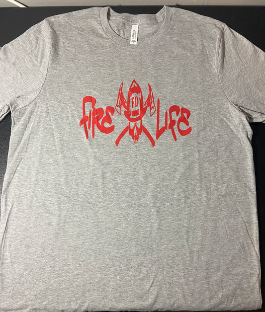 (A) Fire Life t-shirt