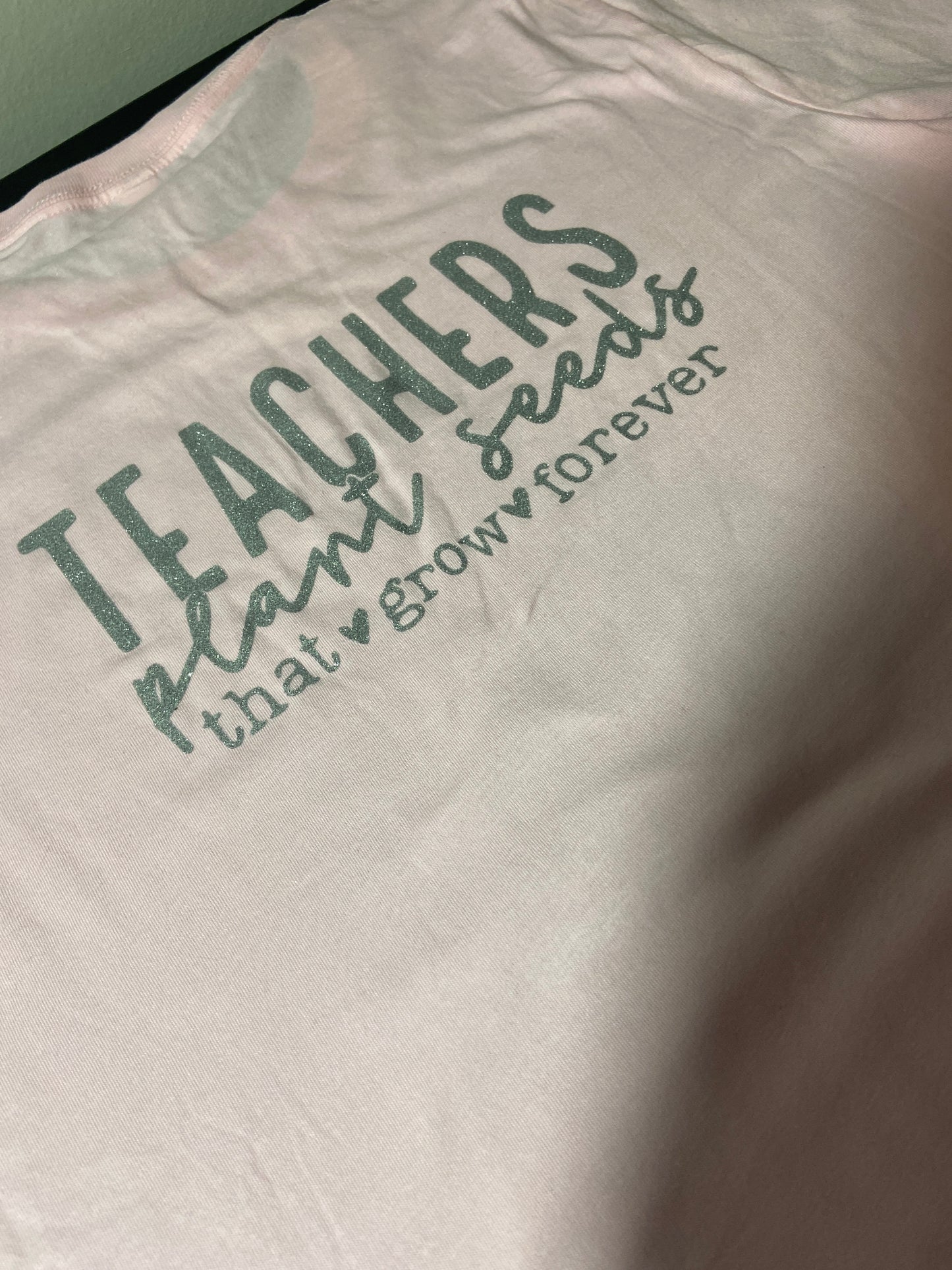 (A) Teachers Plant Seeds That Grow Forever t-shirt