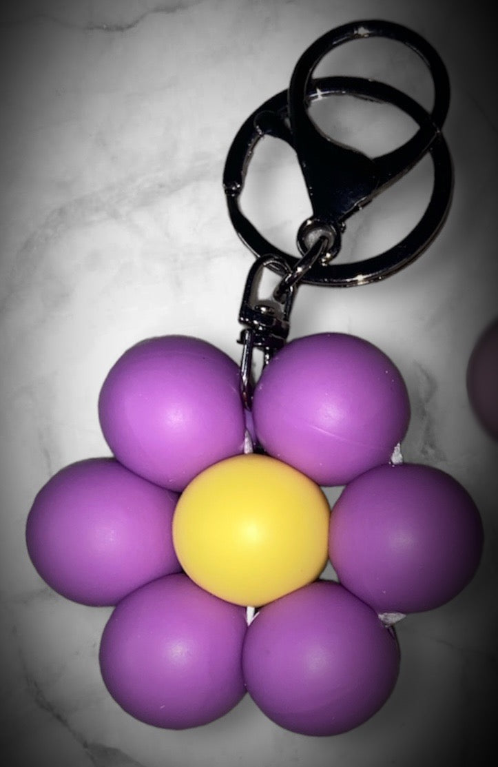 (C) Lilah Flower Keychain